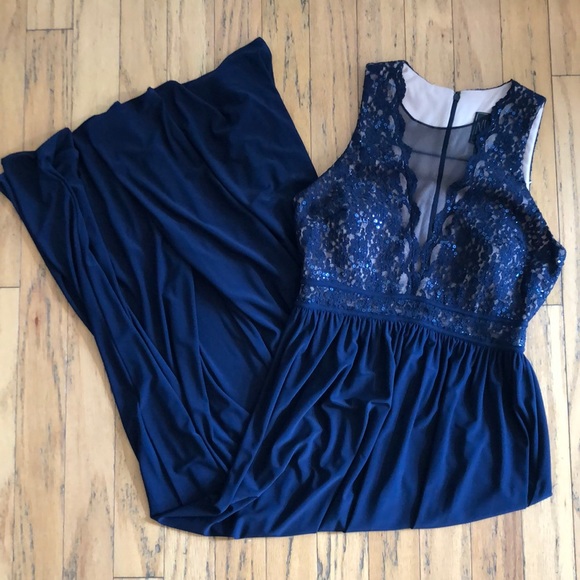 Night Way Collections Dresses & Skirts - Navy Gown